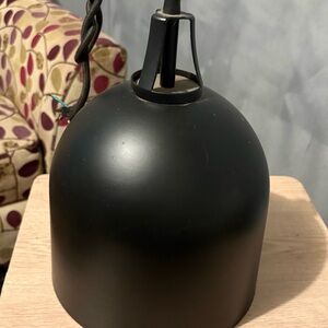 Elegant Black Metal Pendant Light